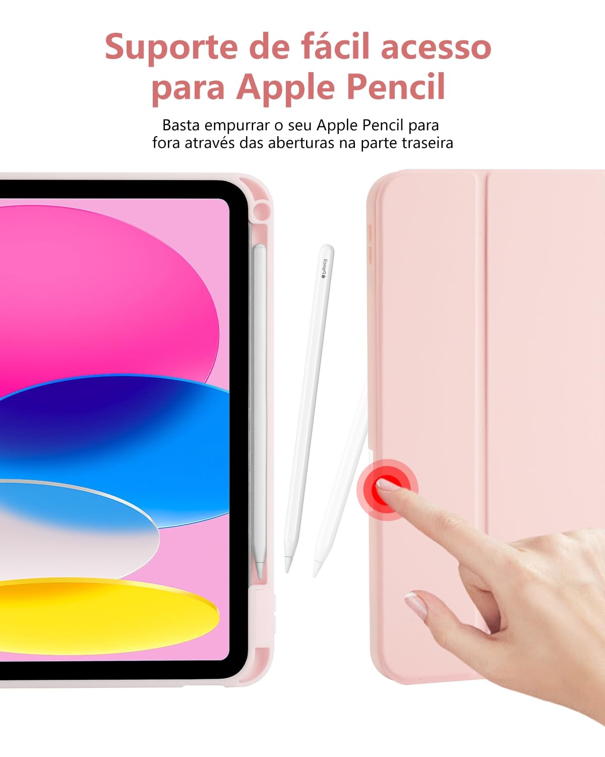Capa para iPad Pro 11 Polegadas M5 / M4 (2025/2024) Case com